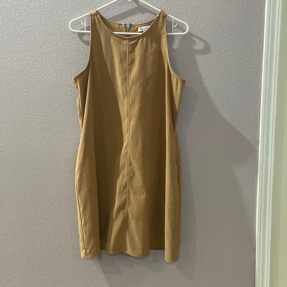 Casual dress, faux suede, Speechless size L